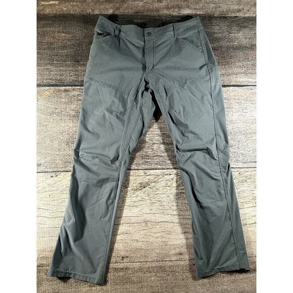 KUHL Silencr Pants Gray Ripstop Hiking Climbing 5166 UPF 50 Men's 36 x 32